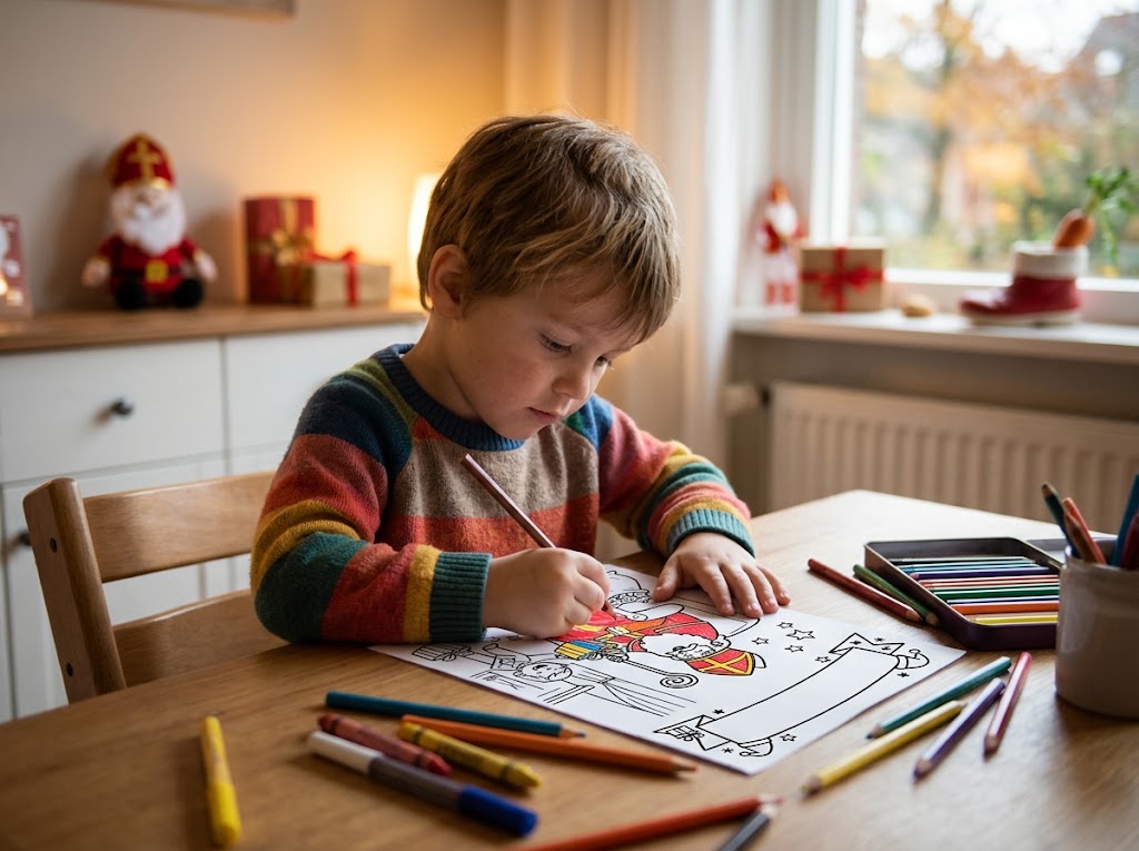 Gratis Sinterklaas kleurplaten om af te drukken